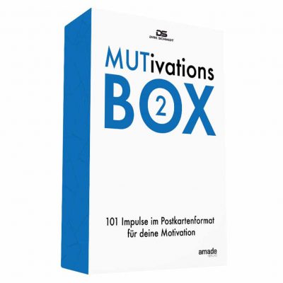 MUTivationsbox 2 – 101 Zitate auf Designerpostkarten